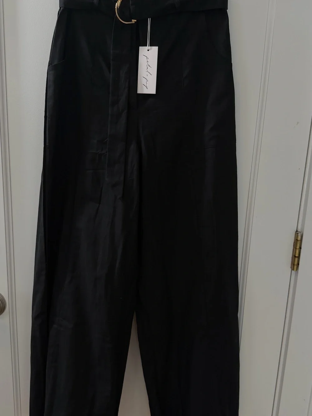 Petal and Pup Black High-Rise Wide Leg Pants S NWT